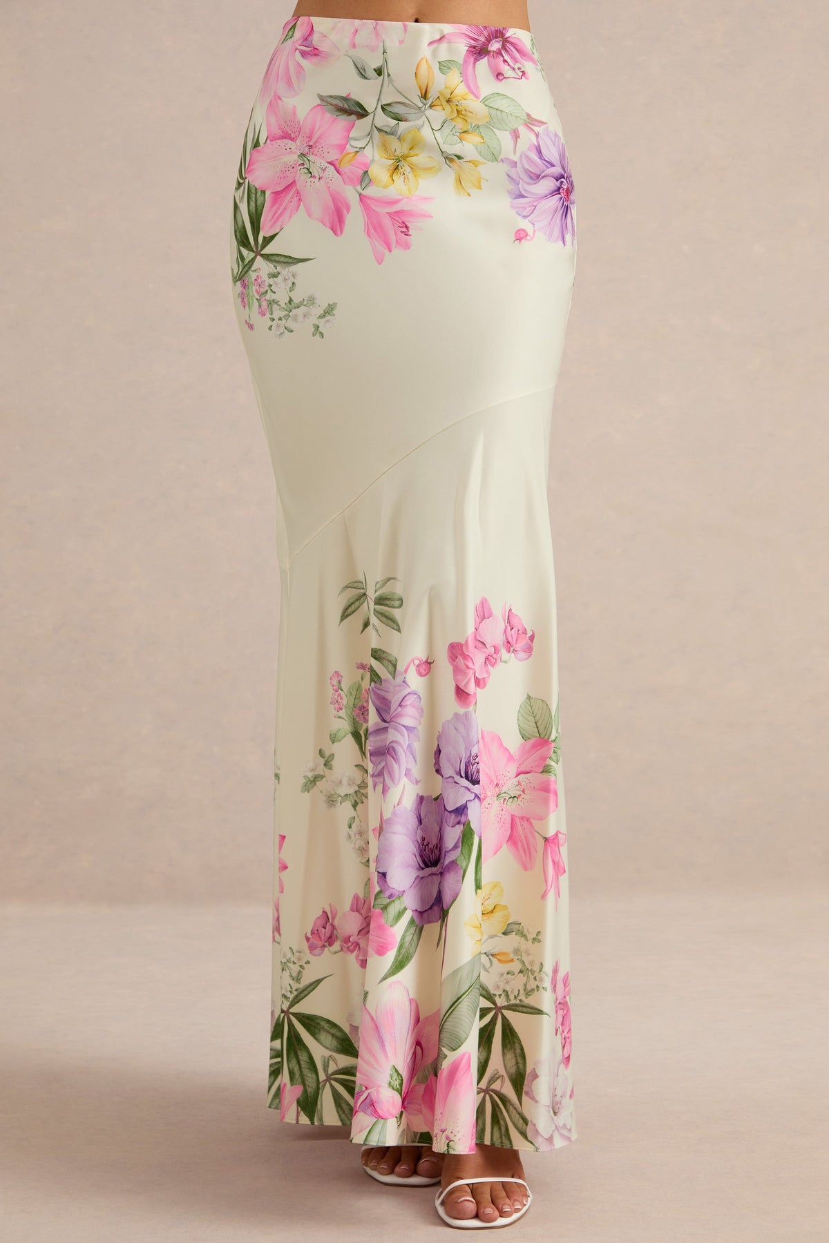 CL137649111 - Vayla _ Cream Floral Print Matte Satin Asymmetric Drop-Waist Maxi Skirt 4.jpg