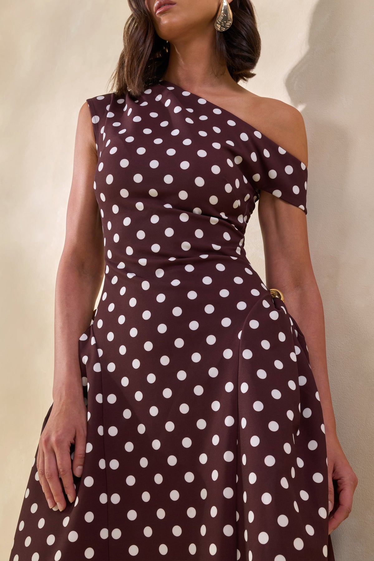CL13786302106_ECM_HR_CL137863021_-_Celosia___Brown_Polka-Dot_Asymmetric-Neck_Midi_Dress_With_Gold-Detailing6