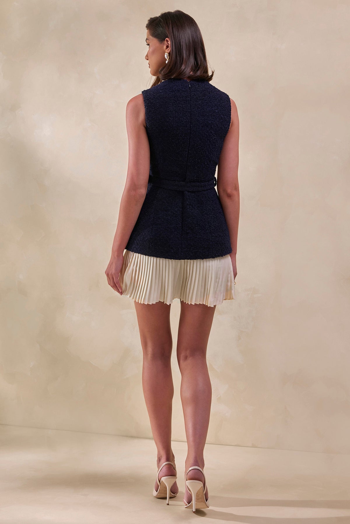 CL13790801006_ECM_HR_CL137908010_-_Anise_Navy_Crew-Neck_Belted_Mini-Dress_With_White_Pleated-Hem_17