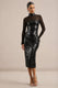 ECM_HR_CL138299001 - Emory _ Black Sequin High-Neck Midi Dress With Draped Detailing2.jpg