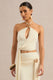 CL138404111 - Liviana | Cream Halter-Neck Top With Sash Detailing And Gold Detail1.jpg