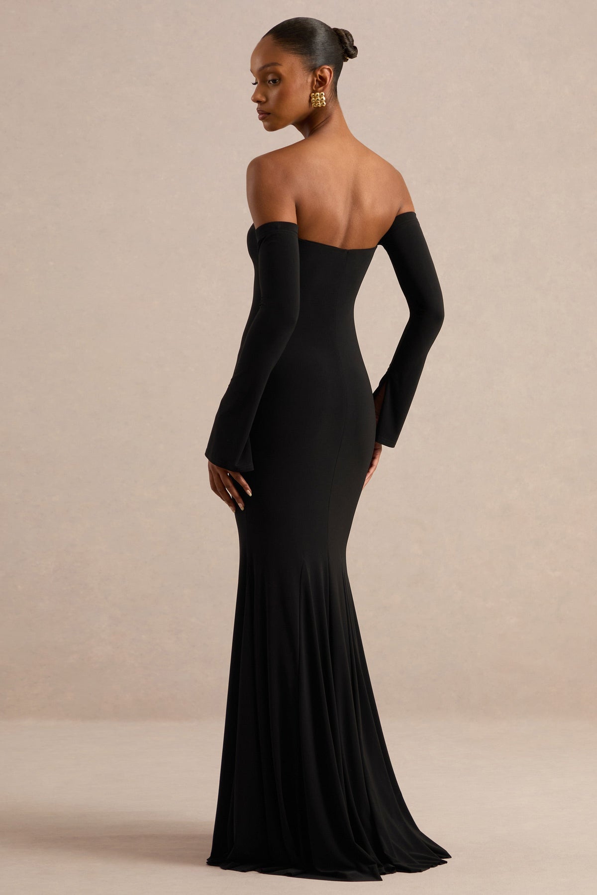 ECM_HR_CL138559001 - Gaelline _ Black Bardot-Neck Fishtail Maxi Dress6.jpg
