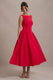 ECM_HR_CL138731100 - Muriel Red Boat-Neck Volume-Hem Midi Dress7.jpg