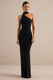 ECM_HR_CL138771001 - Maebelle _ Black Asymmetric-Neck Maxi Dress With Collar Detail 5.jpg