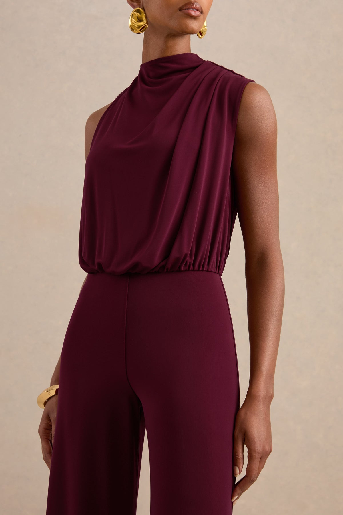 ECM_HR_CL139176090 - Vianista Plum High Neck Jumpsuit with Drape Detailing4.jpg